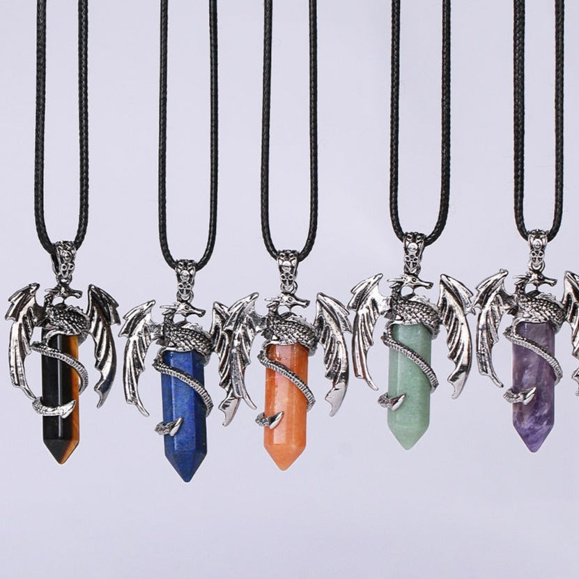 Colar de Cristais Full Dragon