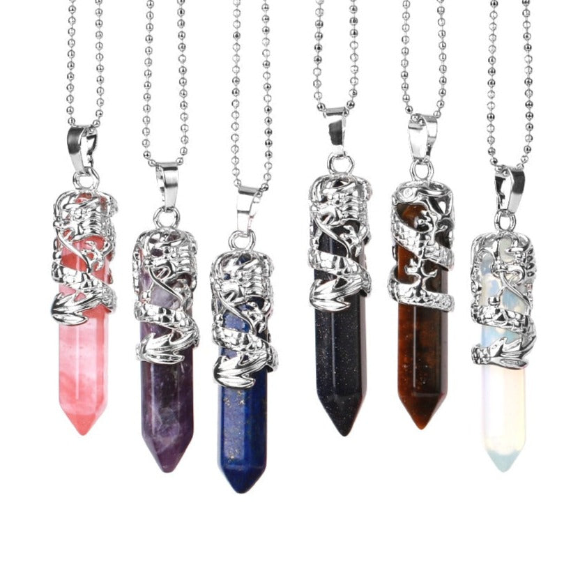 Colar de Cristais Circle Dragon