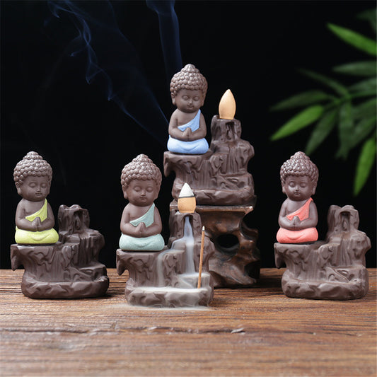 Incensário Mini Buda Zen Feng Shui
