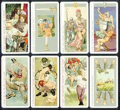 Baralho Erótico Especial 78 Cartas Gaudenzi's Decameron Tarot Com Borda Rosa e Caixa De Metal - Mandalay Shop